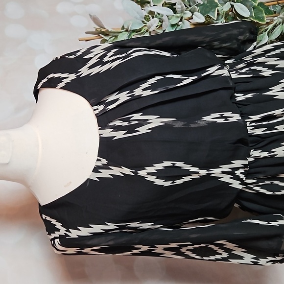 A. Byer | Black Tribal Print Dress - Picture 2 of 9